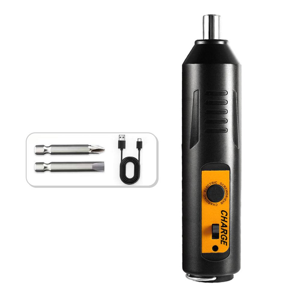 Portable Home Use Electric Screwdriver Set Cordless USB Charge Power ξ: Set H0N4